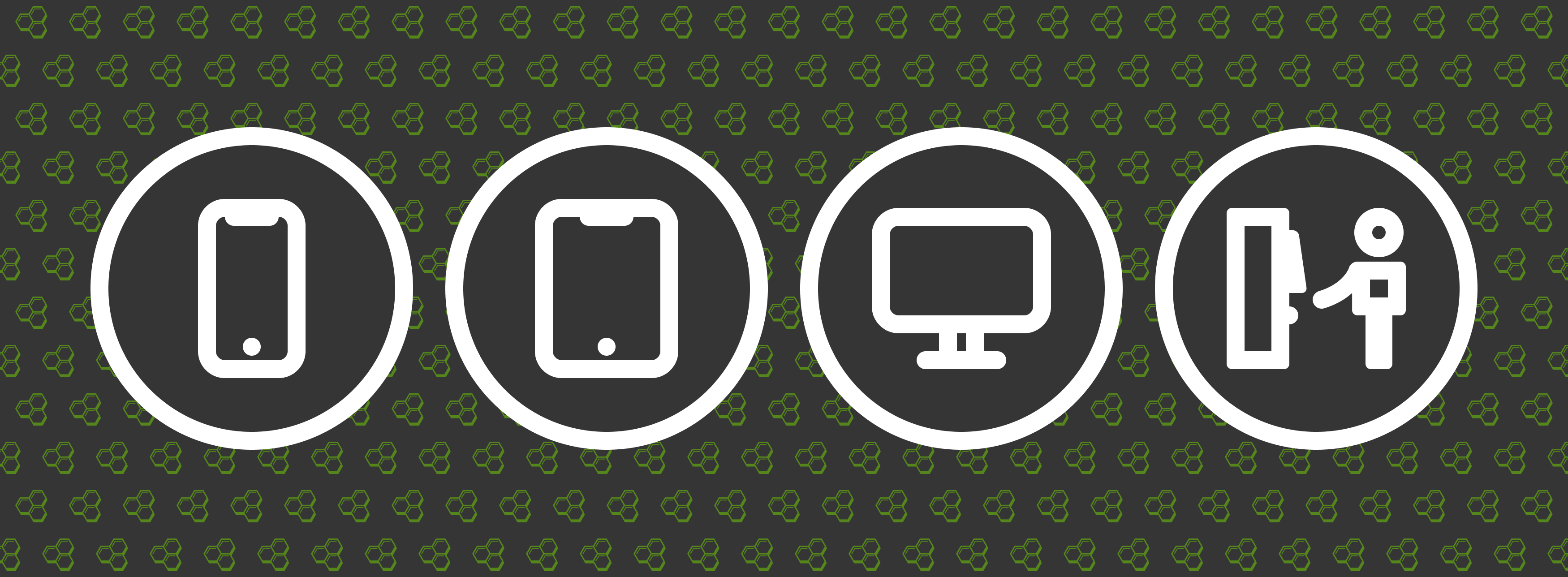 Public design-system illustration showing support across devices